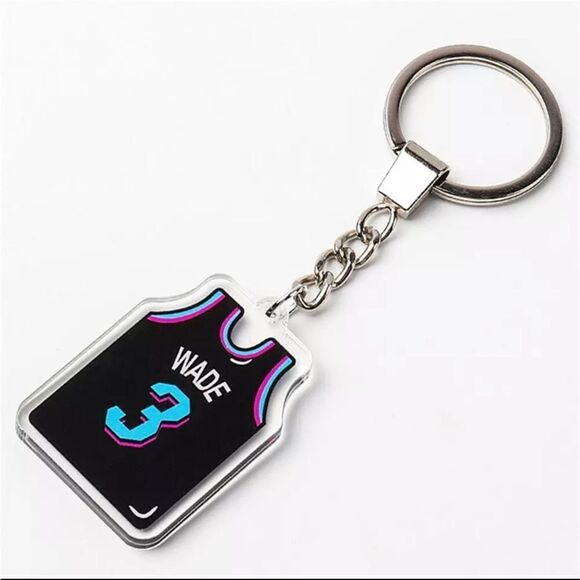 Jordan Other - 4 FOR 20$ NBA Dwayne Wade Miami Heat Jersey Keychain